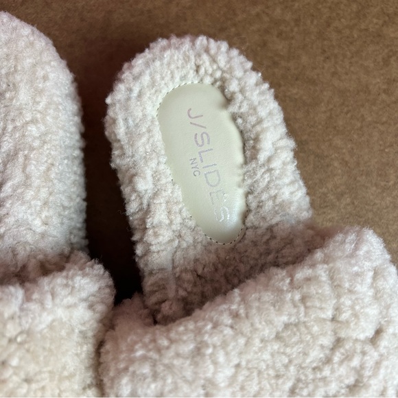 J/Slides Wool Shearling Slides, size 6 - Picture 3 of 8